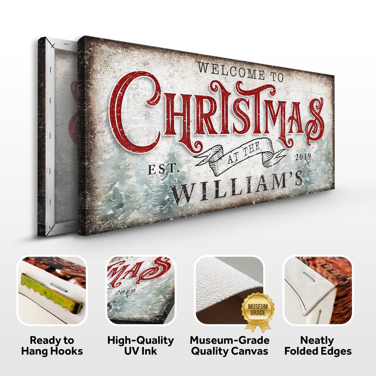 Family Welcome To Christmas Sign IV - view 6