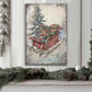 Vintage Christmas Sleigh Sled Wall Art II