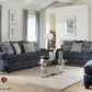 Abbott - Indeigo Blue - 2pc Sofa & Love seat Collection