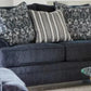 Abbott - Indeigo Blue - 2pc Sofa & Love seat Collection