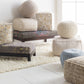 Netcong Tan Jute Pouf - Clearance