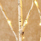 1PC 50LED White Artificial Branches Lights,Indoor USB Powered Warm White Decoration Light For Home,Restaurant,Coffee,Store
