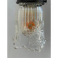Antique Diamond Floral Flare Wall Sconce Light