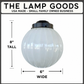 Authentic MID CENTURY 1960's Milk Glass PENDANT Light