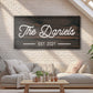 Wooden Family Name Sign