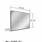 Belleview Silver Gray Iron Mirror