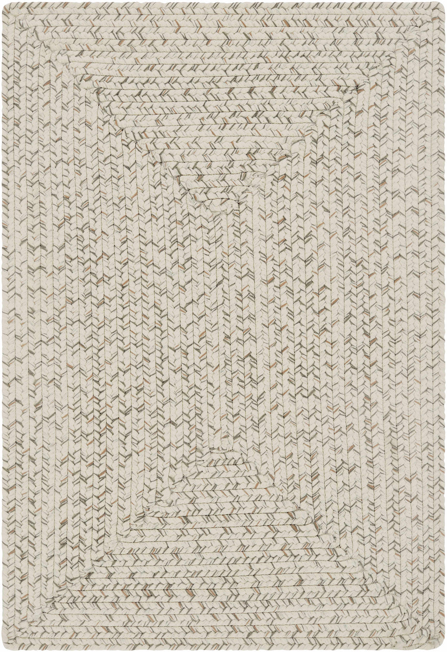 Beige Braided Faux Jute Outdoor Rug