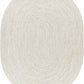 Beige Braided Faux Jute Outdoor Rug