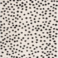 Cansu Black & White Dotted Area Rug