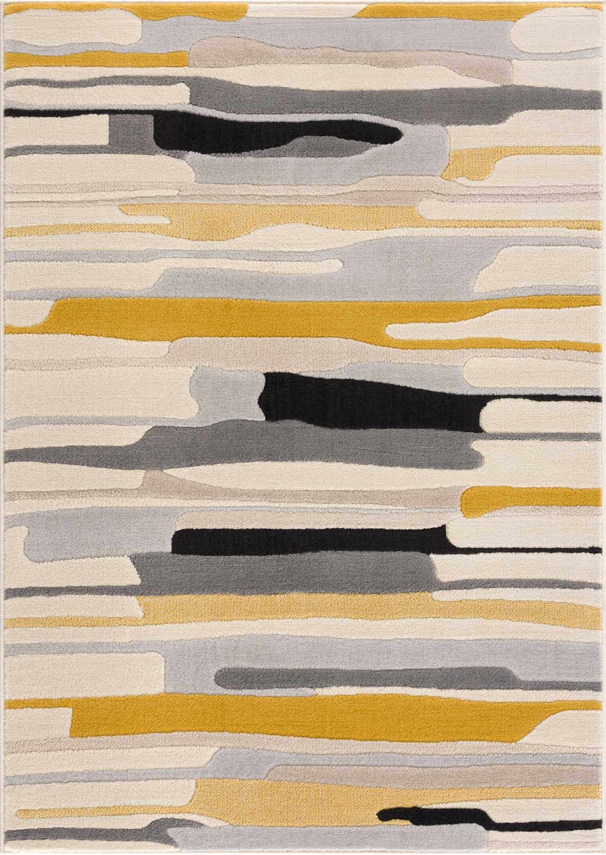 Southfields Mustard Modern Rug
