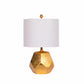 Coleford Gold Geometric Table Lamp - Clearance