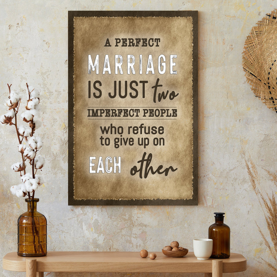 A Perfect Marriage Sign