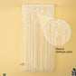 Celeste Natural Macrame Leaf Door Curtain