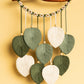 Coda Green Macrame Leaves with Flower Tassel