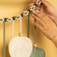 Coda Green Macrame Leaves with Flower Tassel
