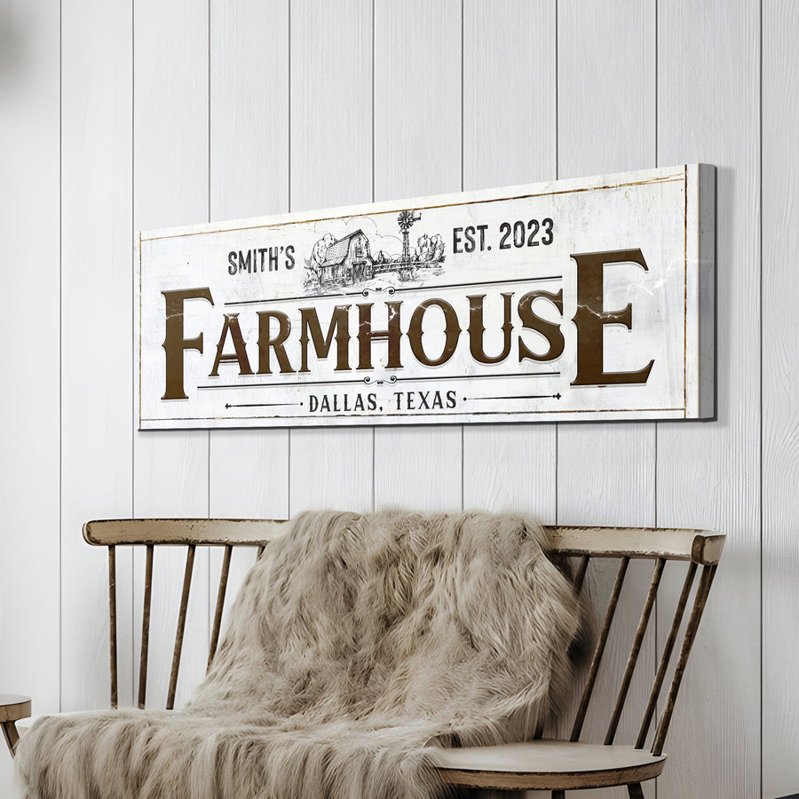 Custom Rustic Farmhouse Sign II