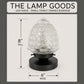Antique Glass Table Lamp Light Fixture