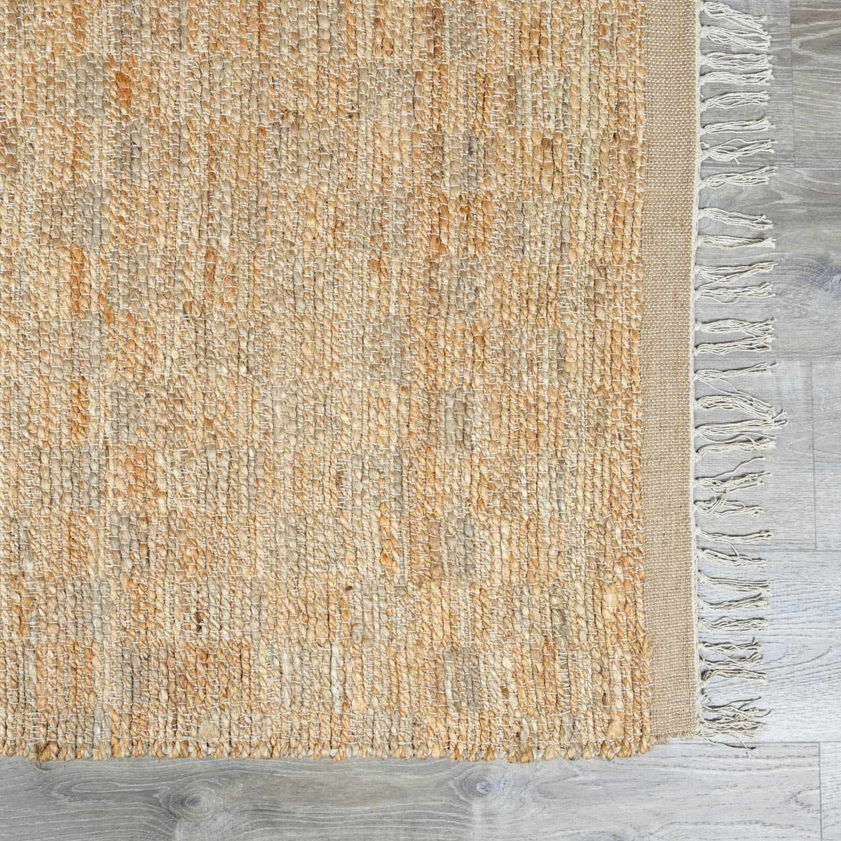 Lonut Checkered Jute Area Rug - Clearance