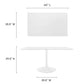 Lippa 60" Rectangle Wood Dining Table by Modway