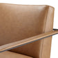 Seg Vegan Leather Accent Chair by Modway