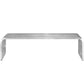 Pipe 60" Stainless Steel Bench by Modway