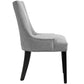 Marquis Fabric Dining Side Chair Set of 2 by Modway