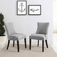Marquis Fabric Dining Side Chair Set of 2 by Modway