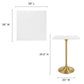Lippa 28" Square Wood Bar Table by Modway