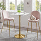 Lippa 28" Square Wood Bar Table by Modway