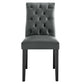 Duchess Vinyl Dining Chair Set of 2 by Modway