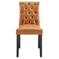 Duchess Vinyl Dining Chair Set of 2 by Modway