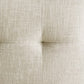 Privy Gold Stainless Steel Upholstered Fabric Dining Accent Chair