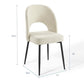 Rouse Upholstered Fabric Dining Side Chair by Modway