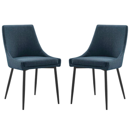 Viscount Upholstered Fabric Dining Chairs - Set of 2 by Modway