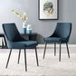Viscount Upholstered Fabric Dining Chairs - Set of 2 by Modway