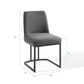 Amplify Sled Base Upholstered Fabric Dining Side Chair by Modway