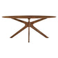 Crossroads 71" Oval Wood Dining Table by Modway
