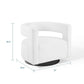 Spin Cutaway Performance Velvet Swivel Armchair by Modway