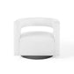 Spin Cutaway Performance Velvet Swivel Armchair by Modway