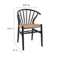 Flourish Spindle Wood Dining Side Chair Set of 2 by Modway