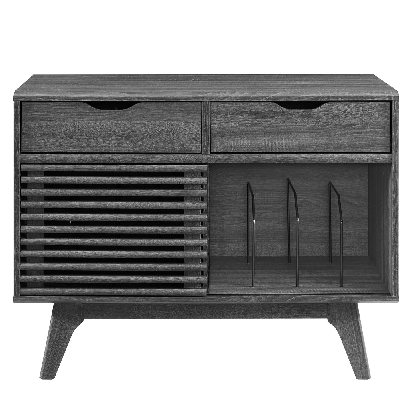 Render Vinyl Record Display Stand by Modway