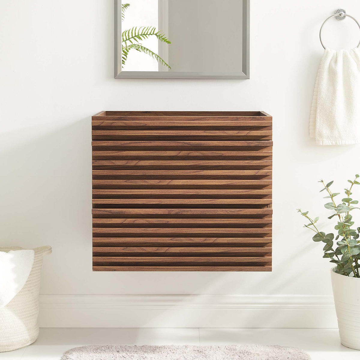 Render 24" Wall-Mount Bathroom Vanity Cabinet by Modway
