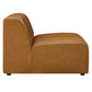 Bartlett Vegan Leather Armless Chair by Modway