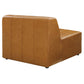 Bartlett Vegan Leather Armless Chair by Modway