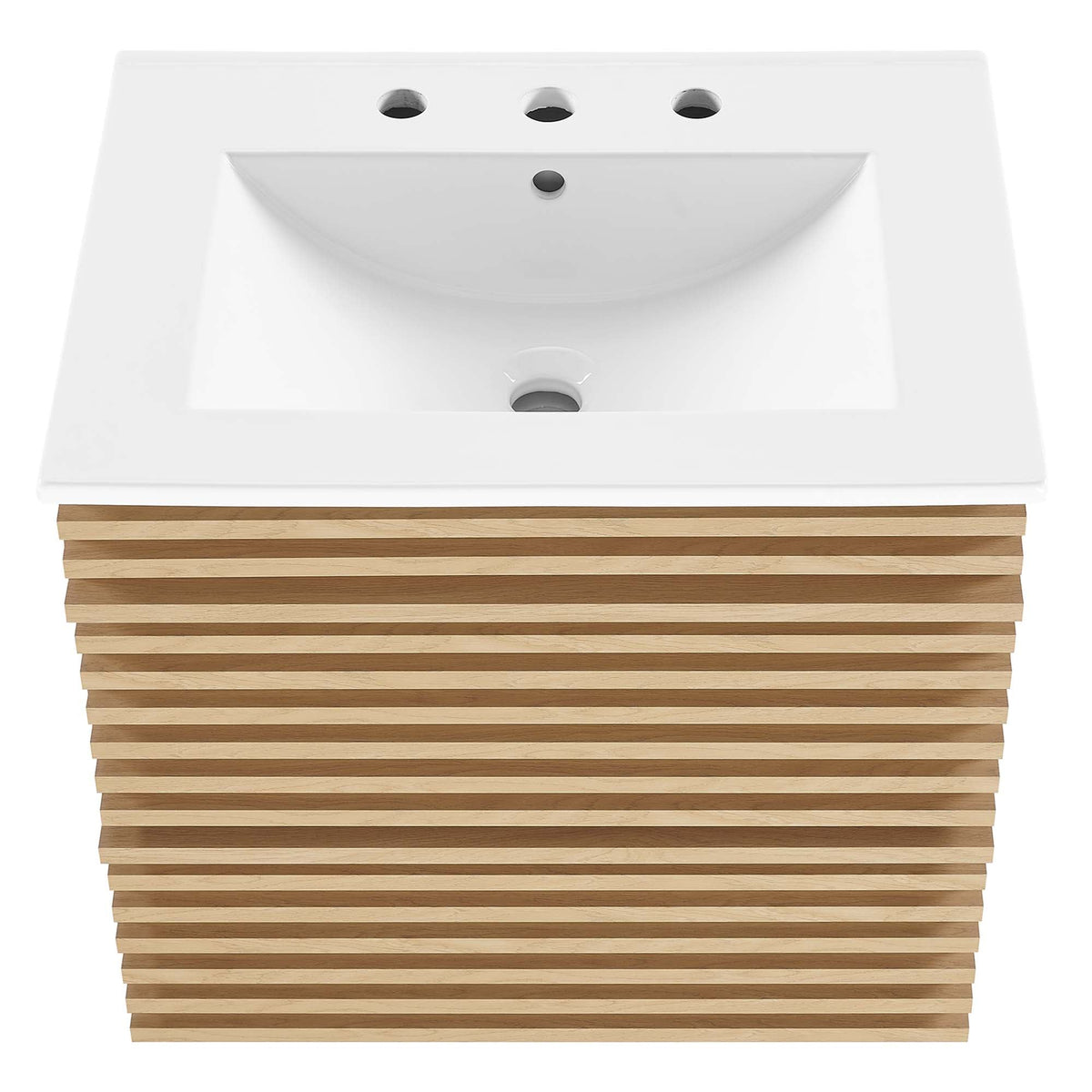 Render 24" Wall-Mount Bathroom Vanity by Modway