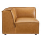 Restore Vegan Leather Sectional Sofa Corner Chair by Modway