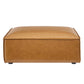 Restore Vegan Leather Ottoman by Modway