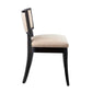 Pristine Upholstered Fabric Dining Chairs Set of 2 by Modway