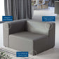 Mingle Vegan Leather Left-Arm Chair by Modway