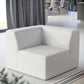 Mingle Vegan Leather Corner Chair by Modway